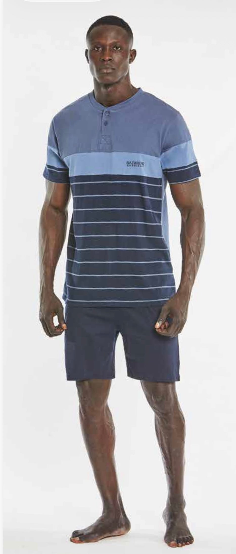 Tris pigiama uomo cotone Nazzareno Gabrielli 7053