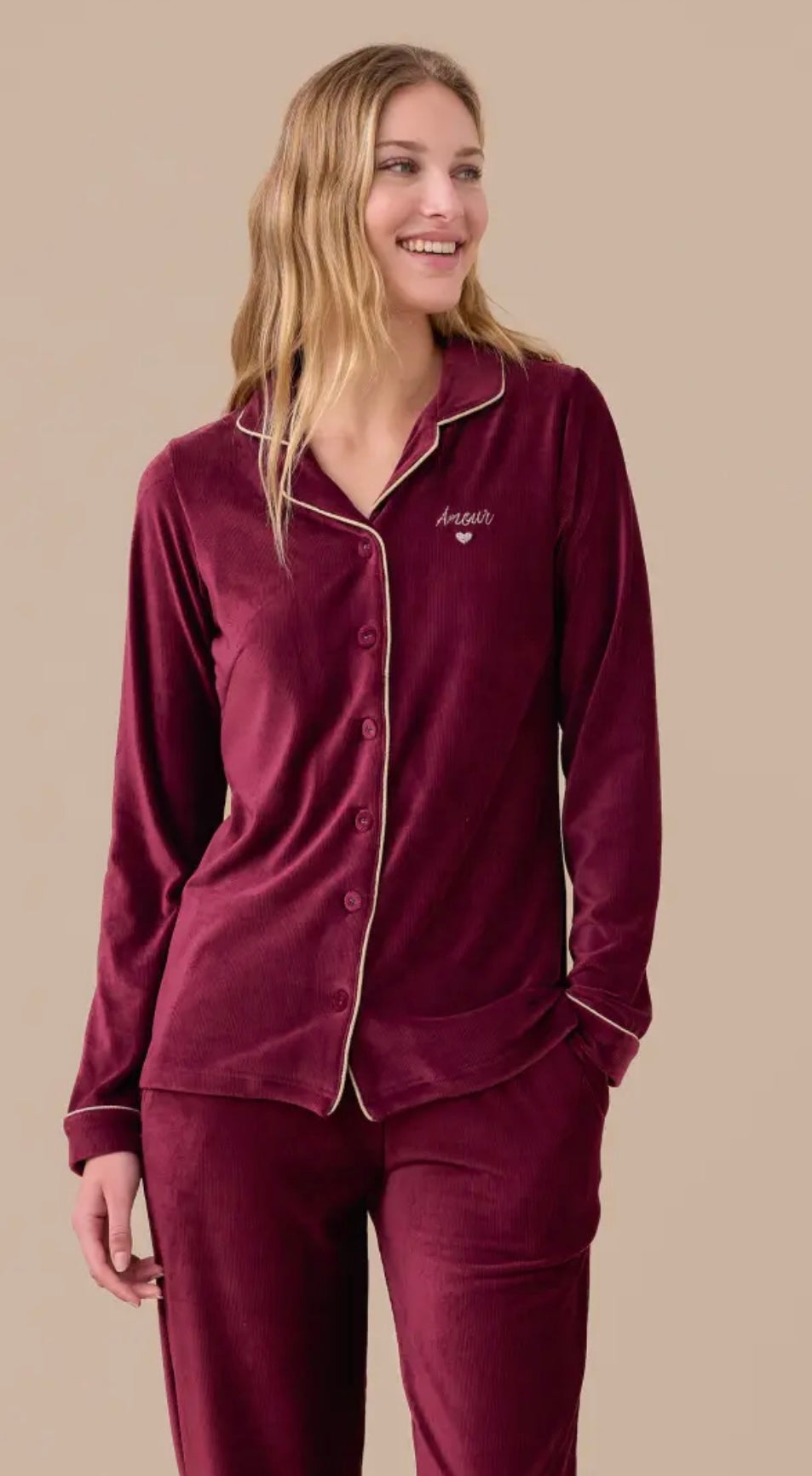 Pigiama donna in ciniglia NOIDINOTTE 9330