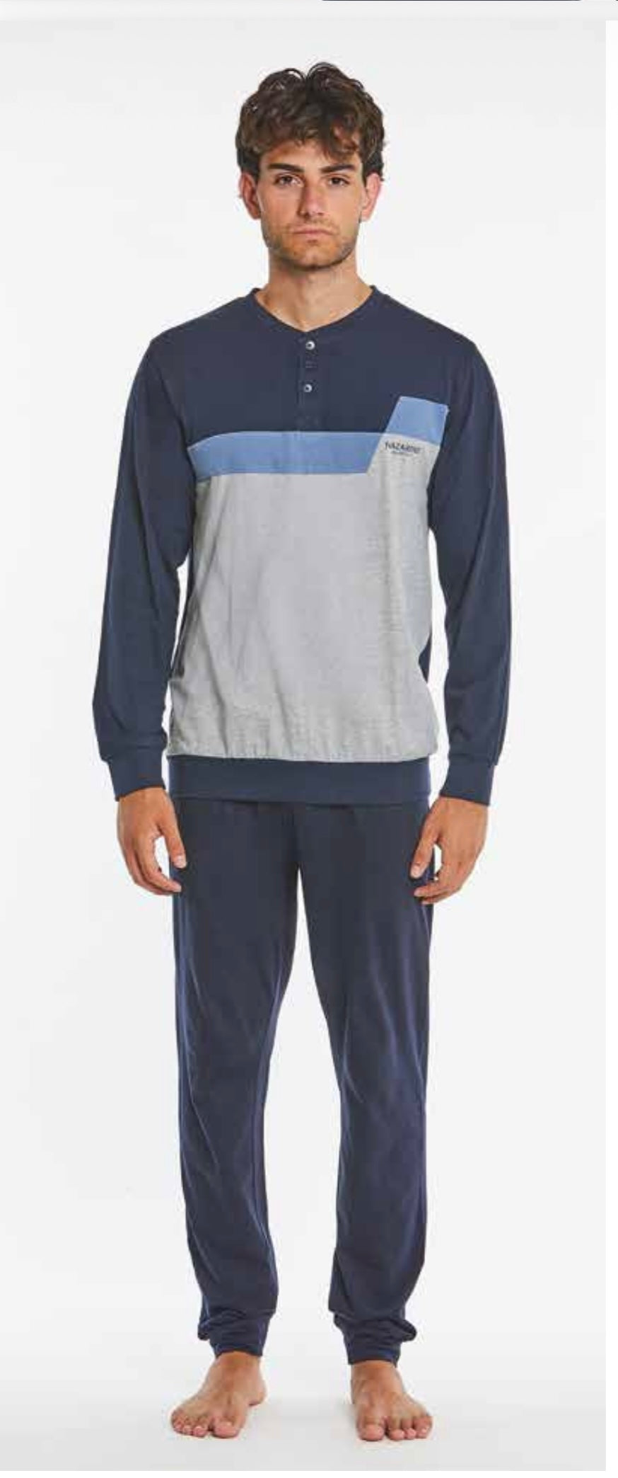 Pigiama uomo cotone Nazzareno Gabrielli 7066