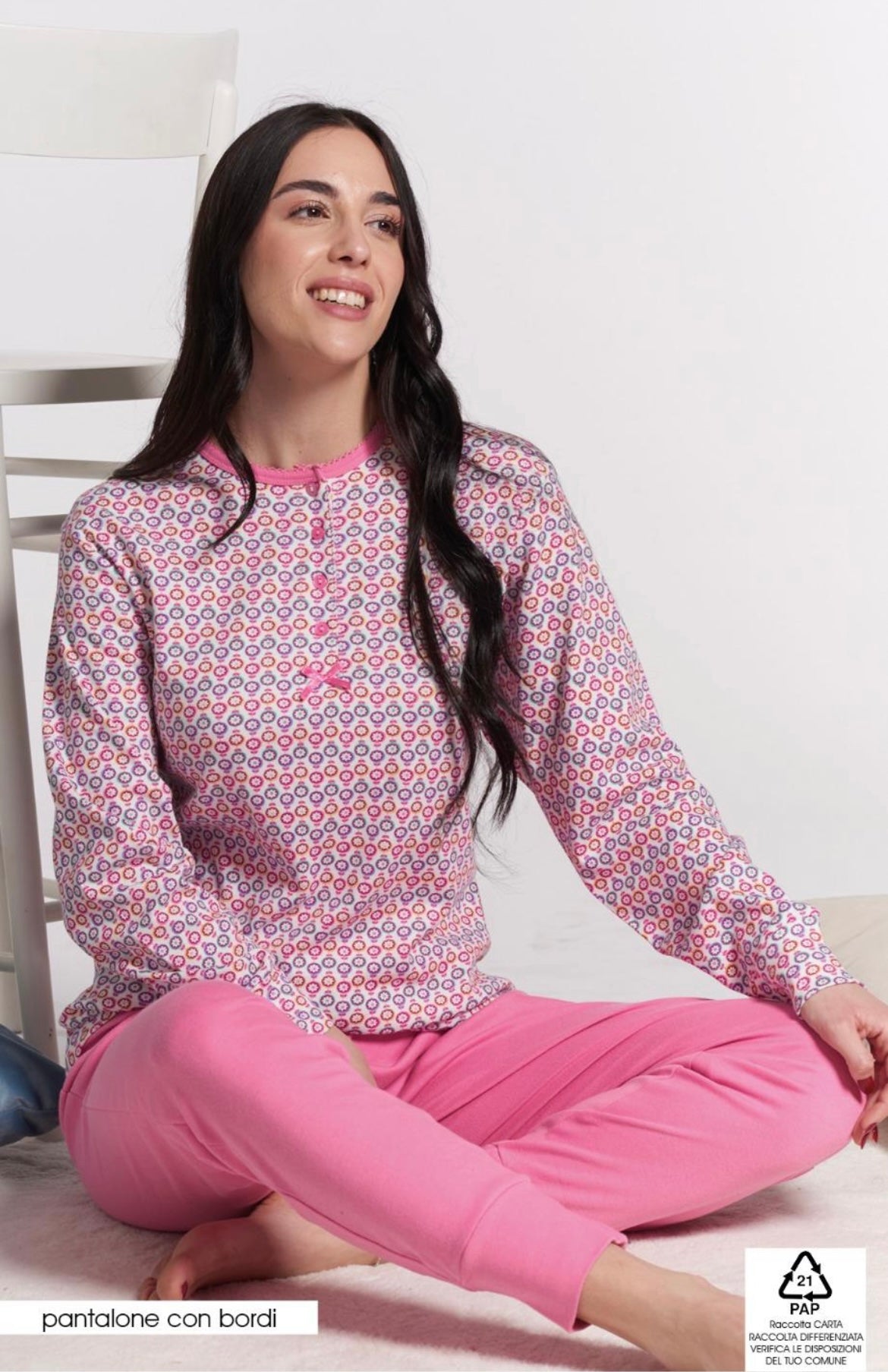 Pigiama donna caldocotone VANUÈ 0635