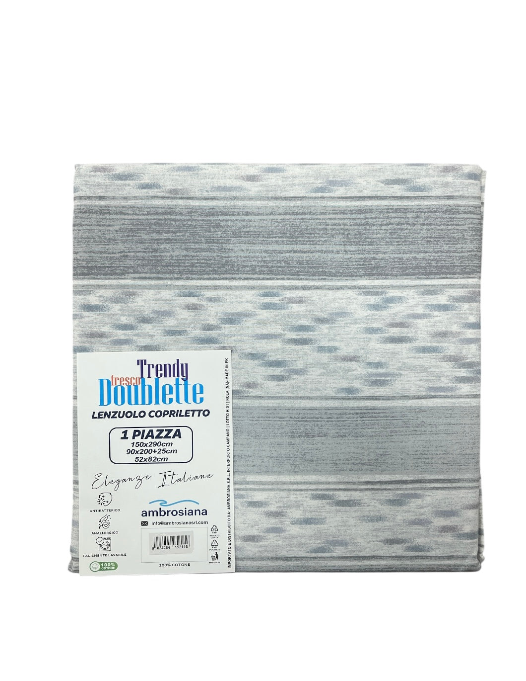 Lenzuola/copriletto singola ambrosiana trendy 12