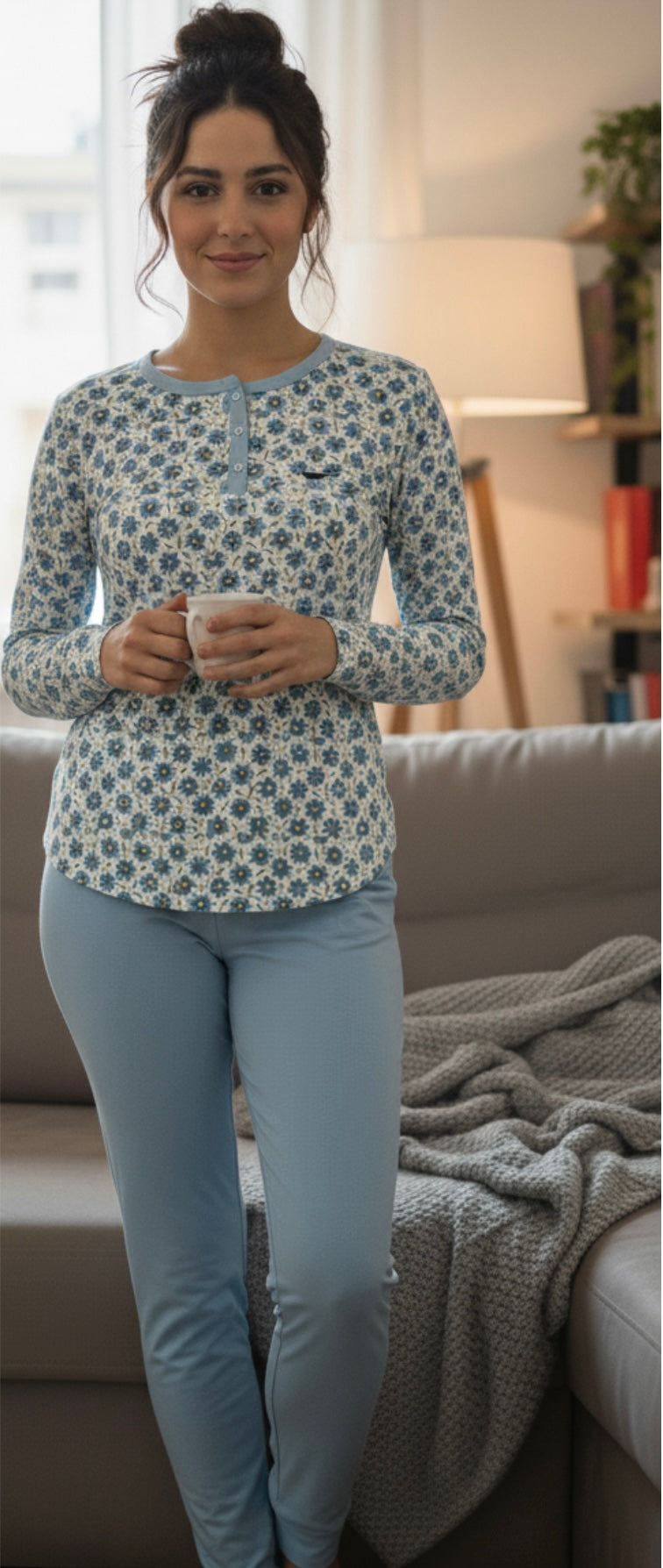 Pigiama donna cotone Essendo 1602