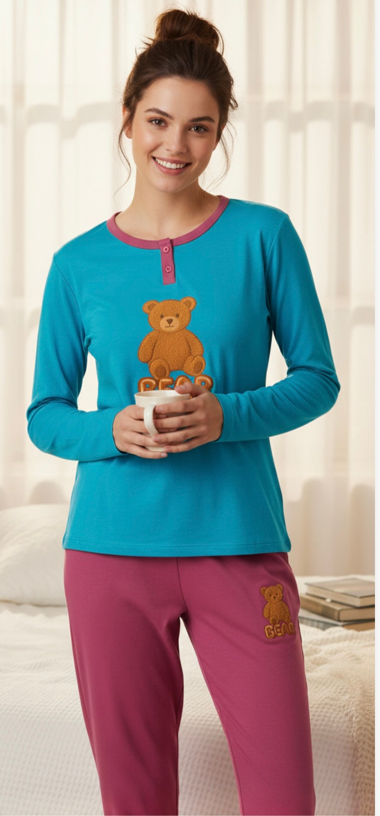 Pigiama donna cotone Essendo 1603