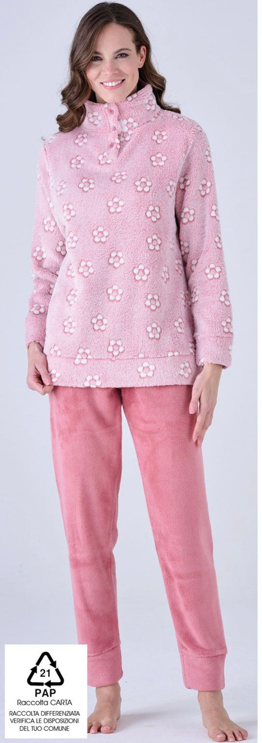 Pyjama femme corail PIGIAMIAMOCI 3476