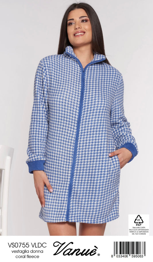 Vestaglia donna Coral feece vanuè 0755