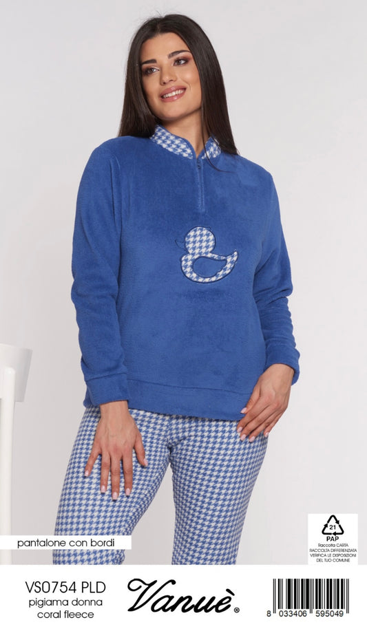 Pigiama donna in coral VANUÈ 0754