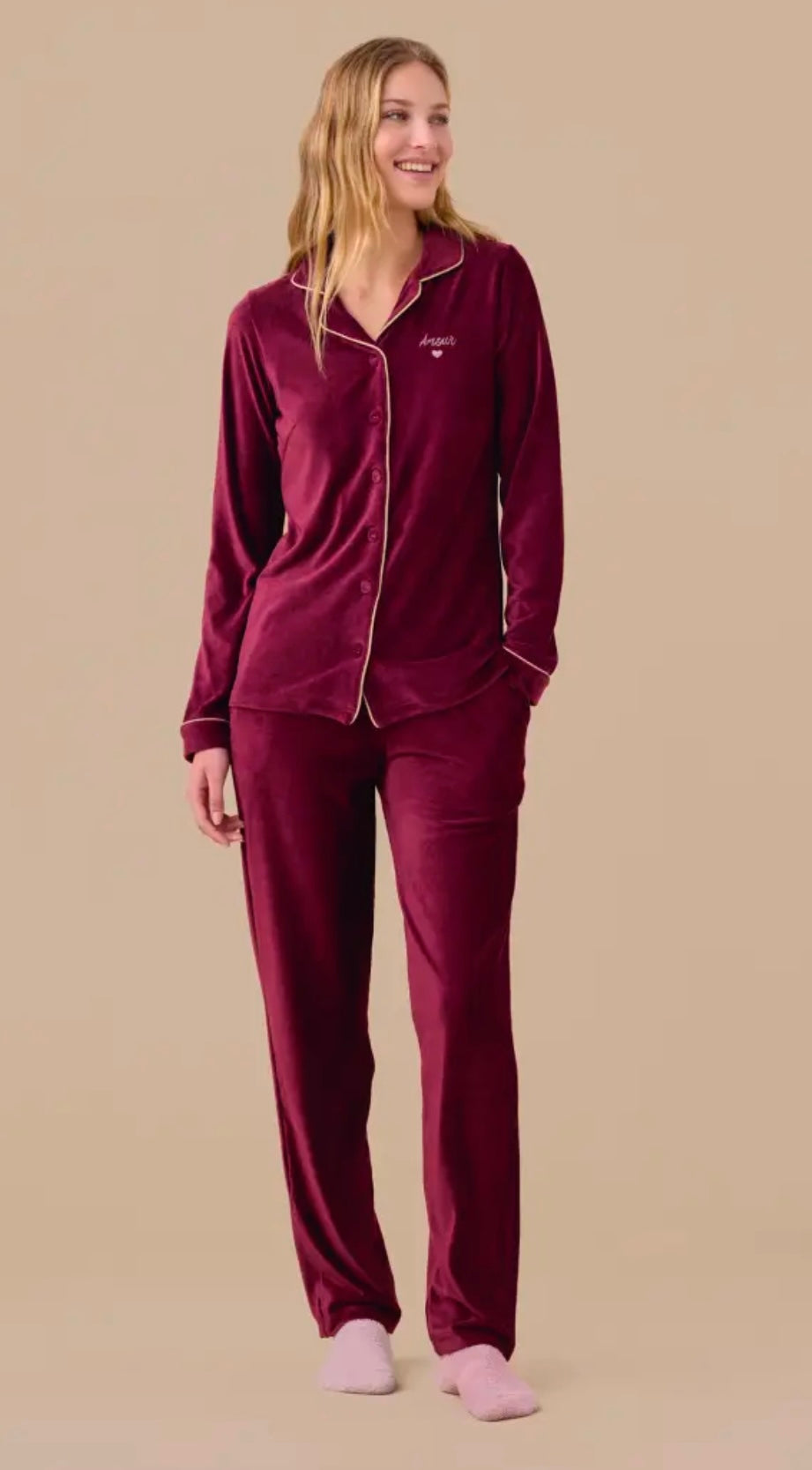 Pigiama donna in ciniglia NOIDINOTTE 9330