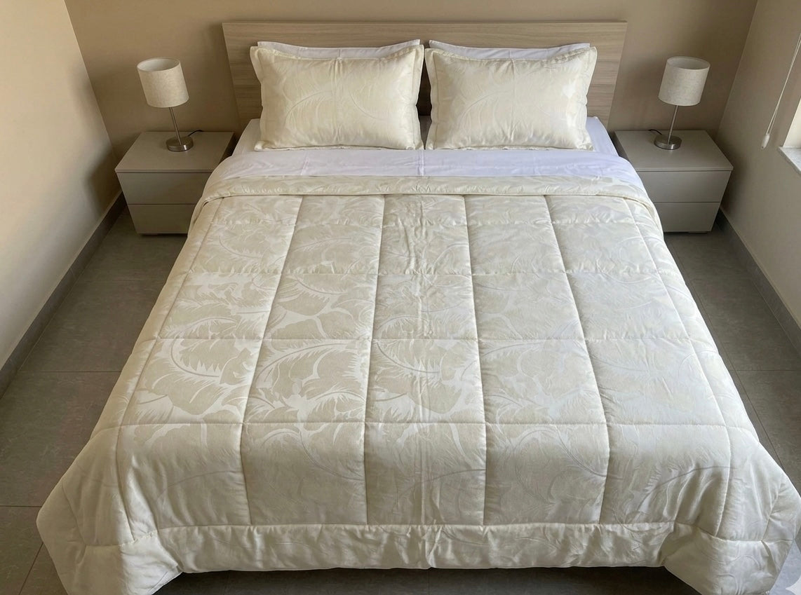 Trapunta matrimoniale ambrosiana leaf