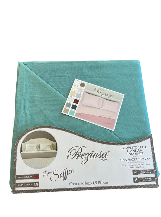 Draps en flanelle douce Preziosa queen size