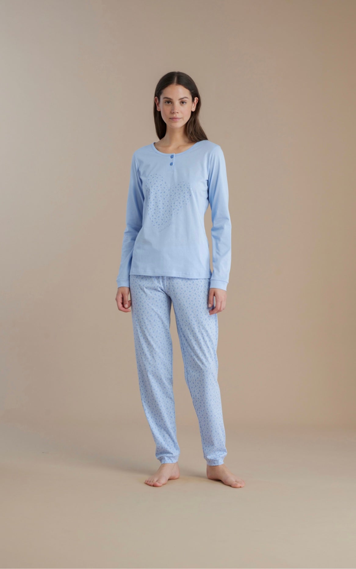 Pigiama donna in cotone Noidinotte 9006