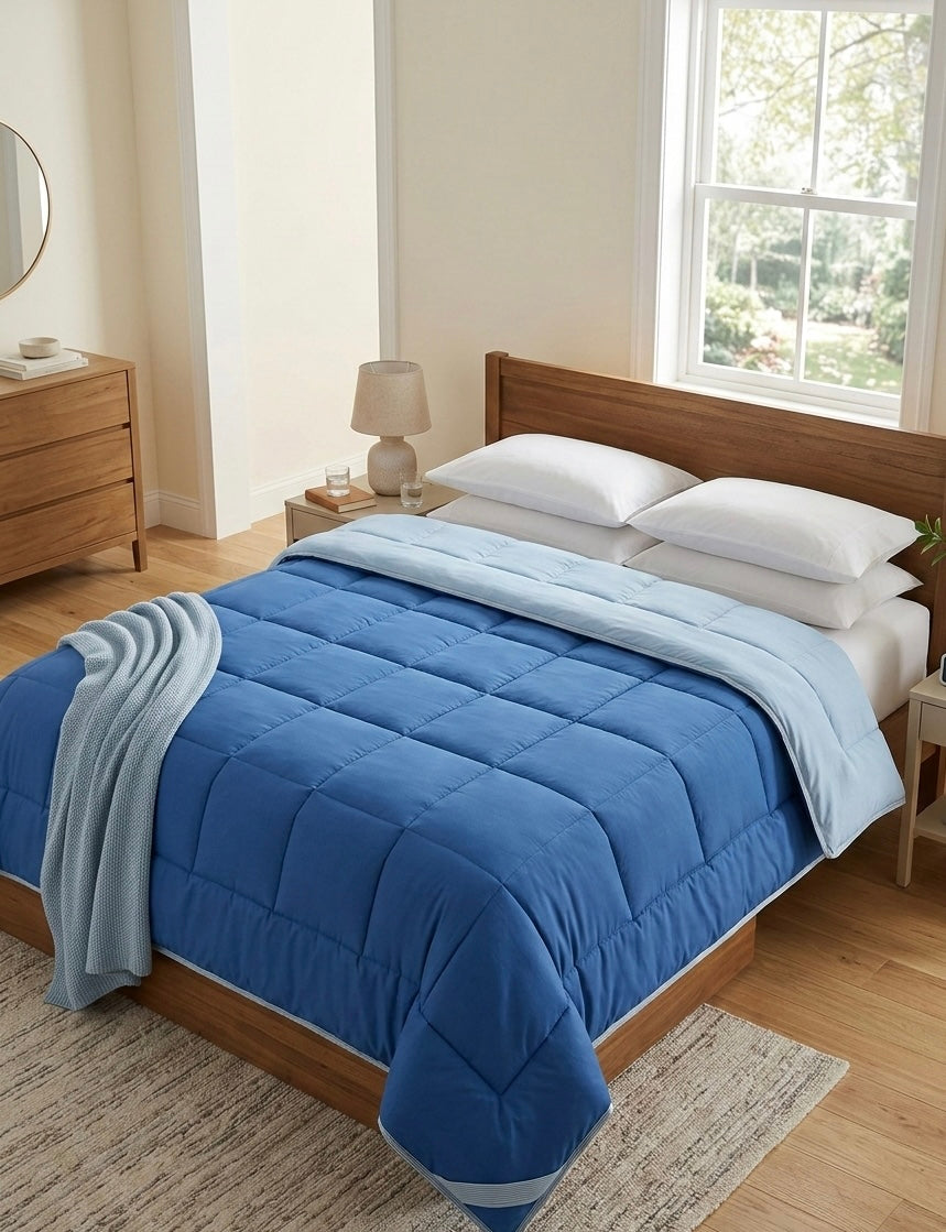 Trapunta bicolore matrimoniale  Ambrosiana Capri