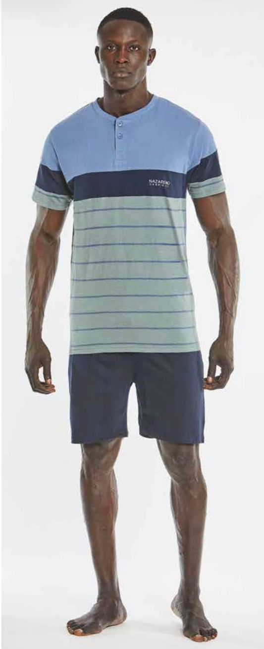 Tris pigiama uomo cotone Nazzareno Gabrielli 7053