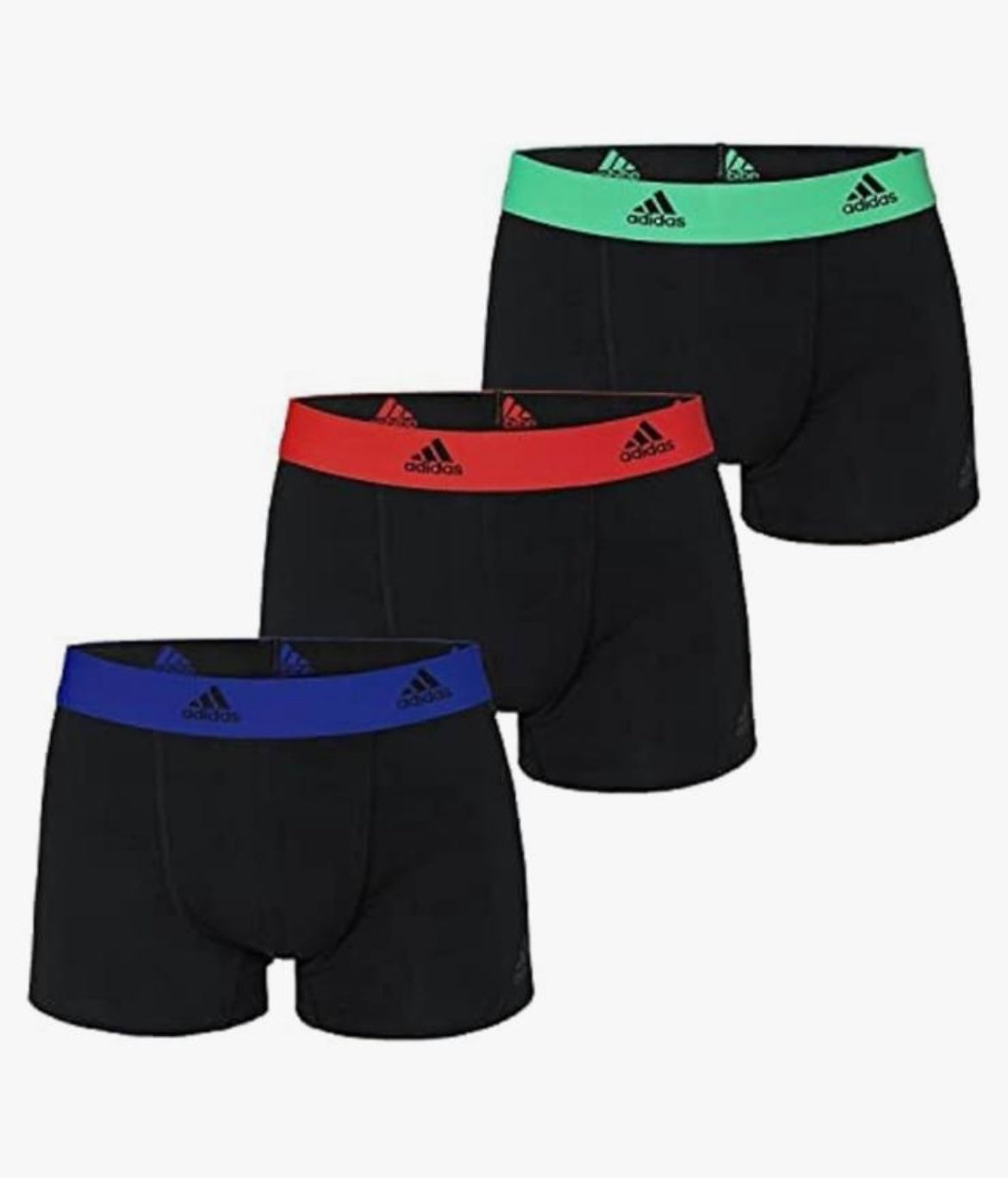 LOT DE 3 BOXERS ADIDAS FLUO