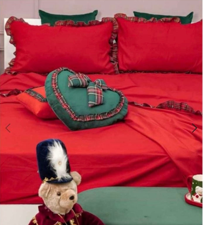 Xmas Harmony Precious Double Bed Sheets