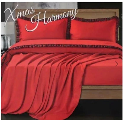 Xmas Harmony Precious Double Bed Sheets
