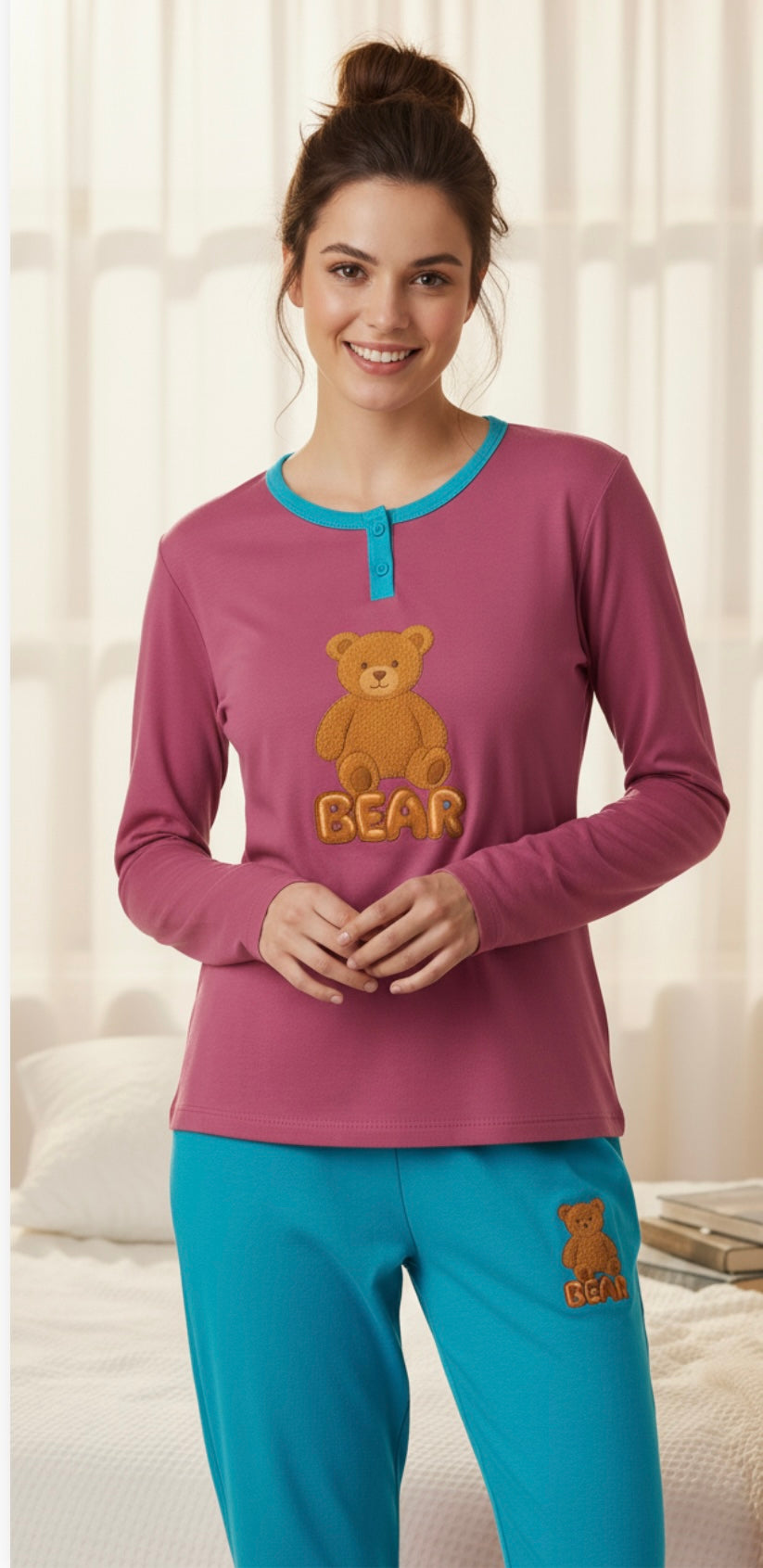 Pigiama donna cotone Essendo 1603