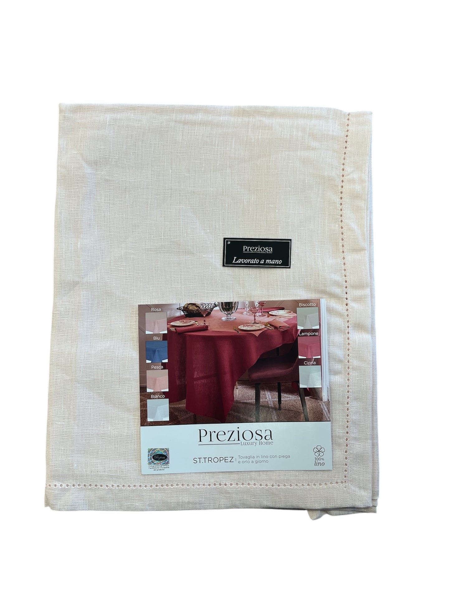 Tovaglia da tavola X6 Preziosa Luxury Lino ST.TROPEZ