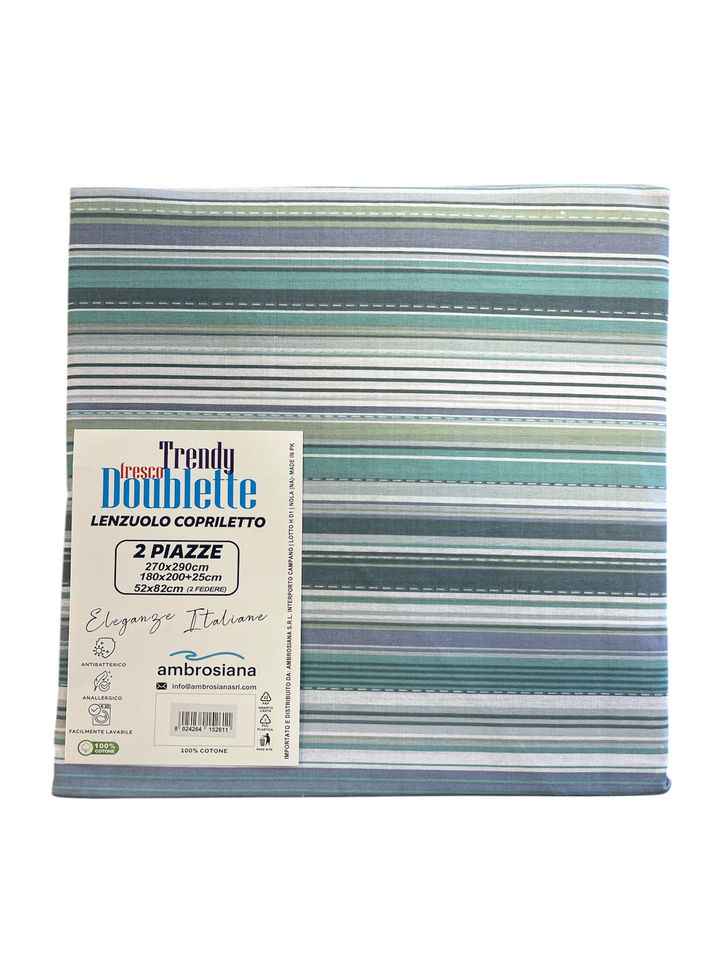 Lenzuolo/copriletto Matrimoniale AMBROSIANA TRENDY 01