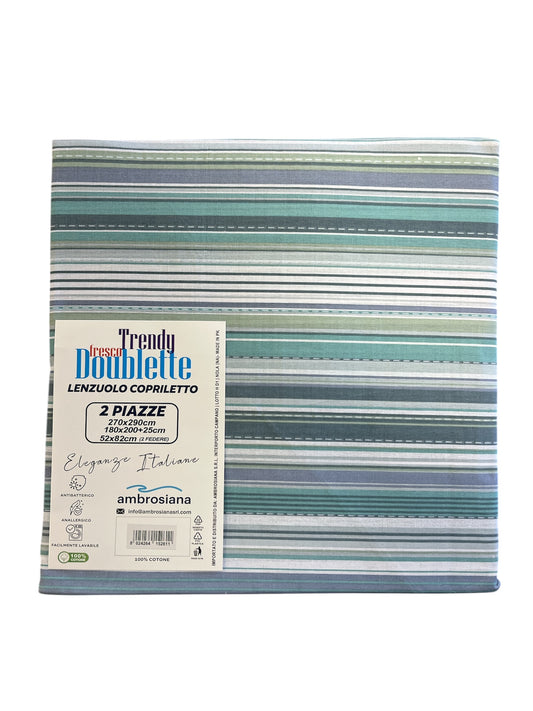 Lenzuolo/copriletto Matrimoniale AMBROSIANA TRENDY 01