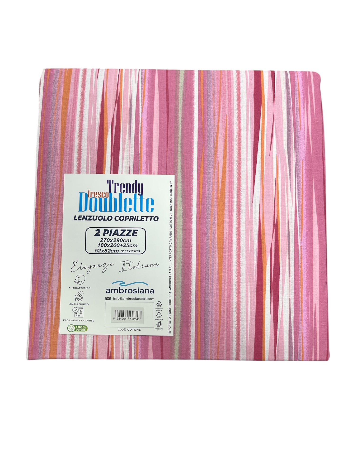 Lenzuola/copriletto matrimoniale ambrosiana trendy 06