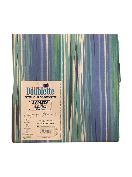 Lenzuola/copriletto singola Ambrosiana trendy 10