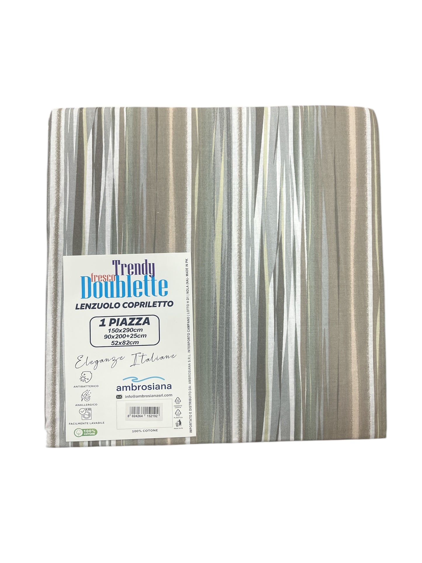 Lenzuola/copriletto singola Ambrosiana trendy 10