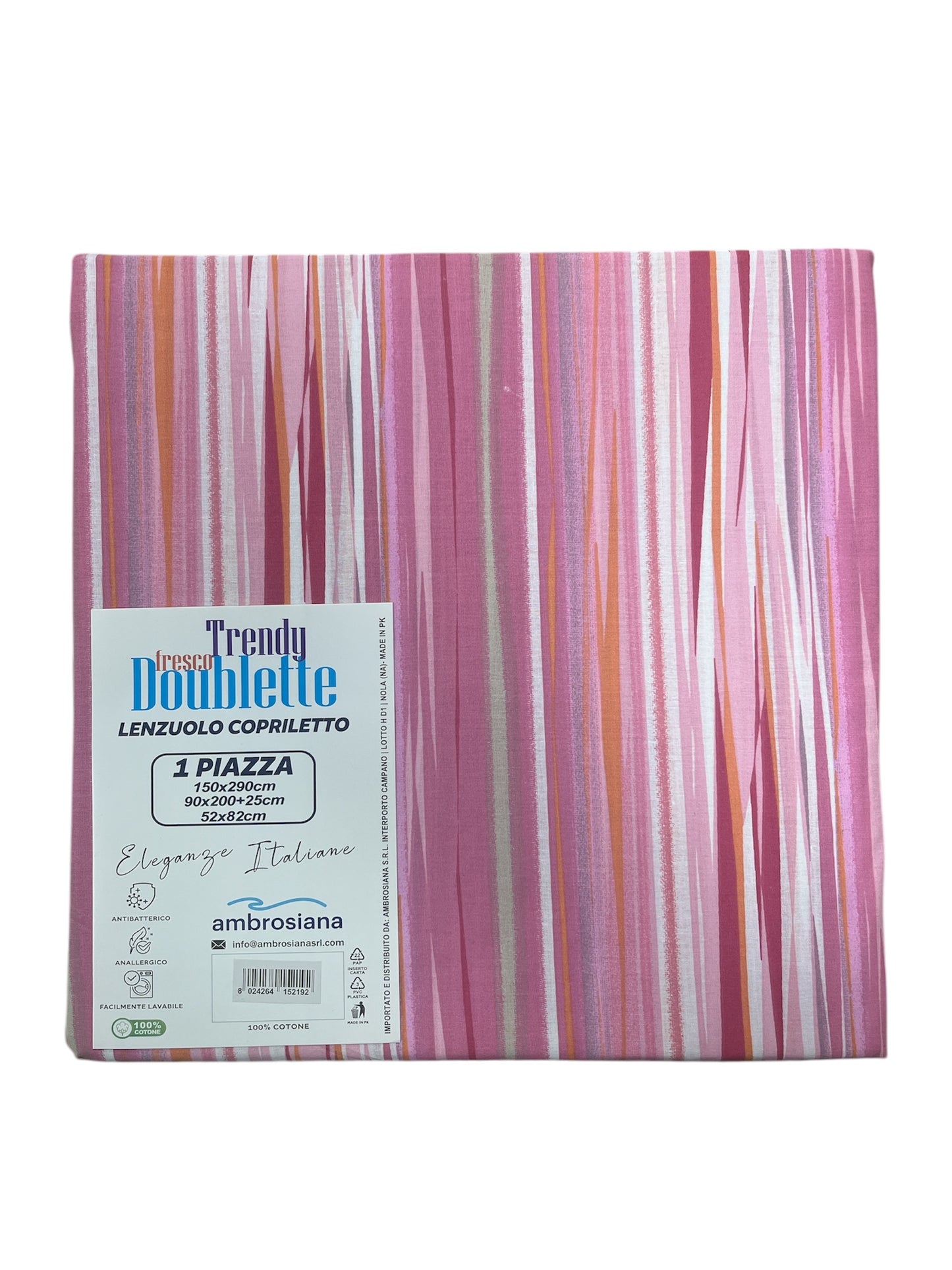 Lenzuola/copriletto singola Ambrosiana trendy 10