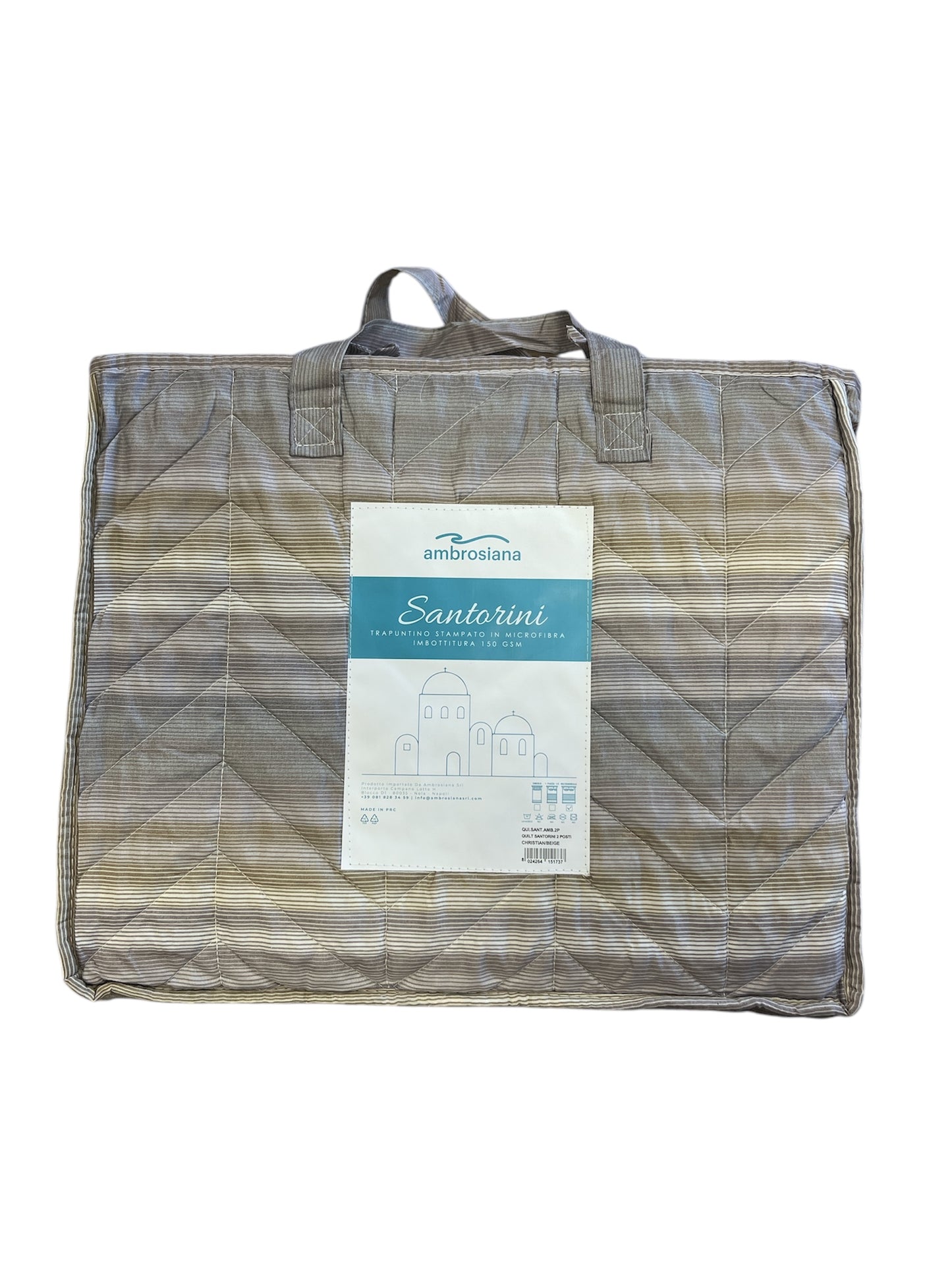 Trapuntino matrimoniale Ambrosiana Santorini Christian