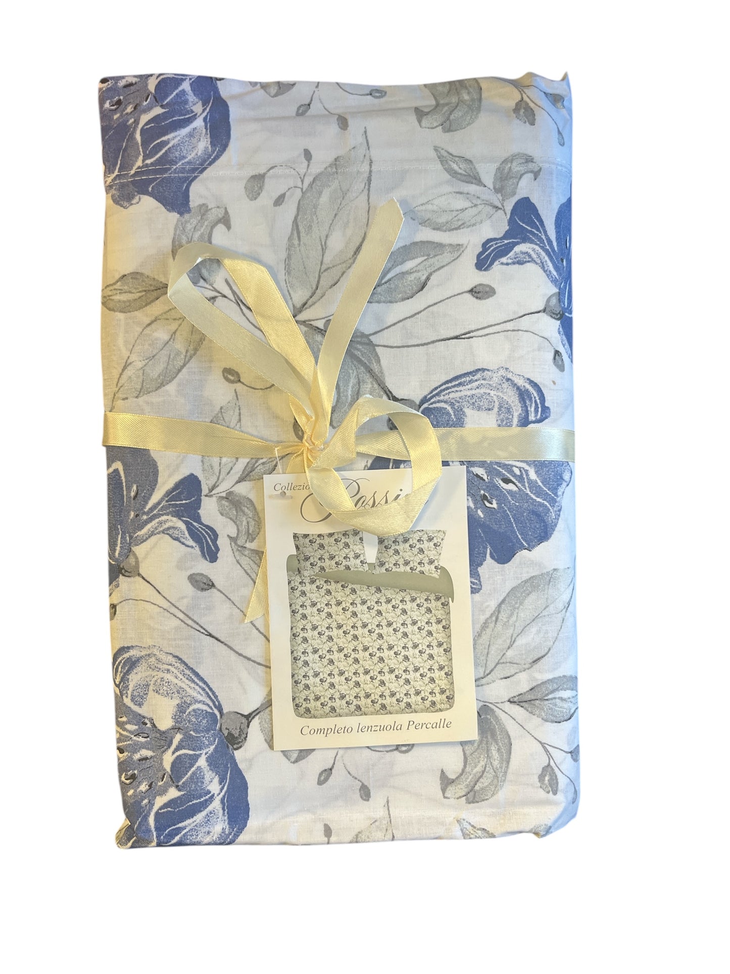 Completo letto matrimoniale percalle ROSSINI