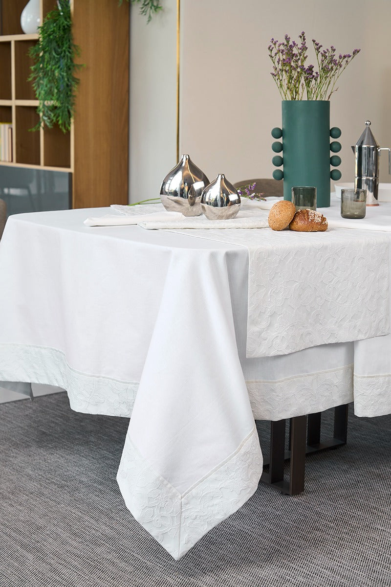 Set tovaglia X12 Battaglia Sveva