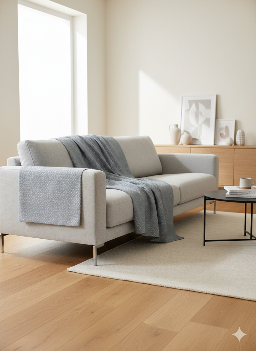 Telo arredo grandfoulard Casarredo cuoricini