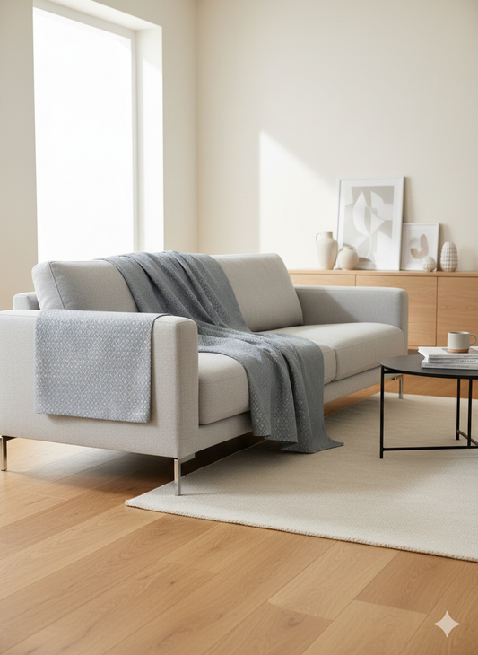 Telo arredo grandfoulard Casarredo cuoricini