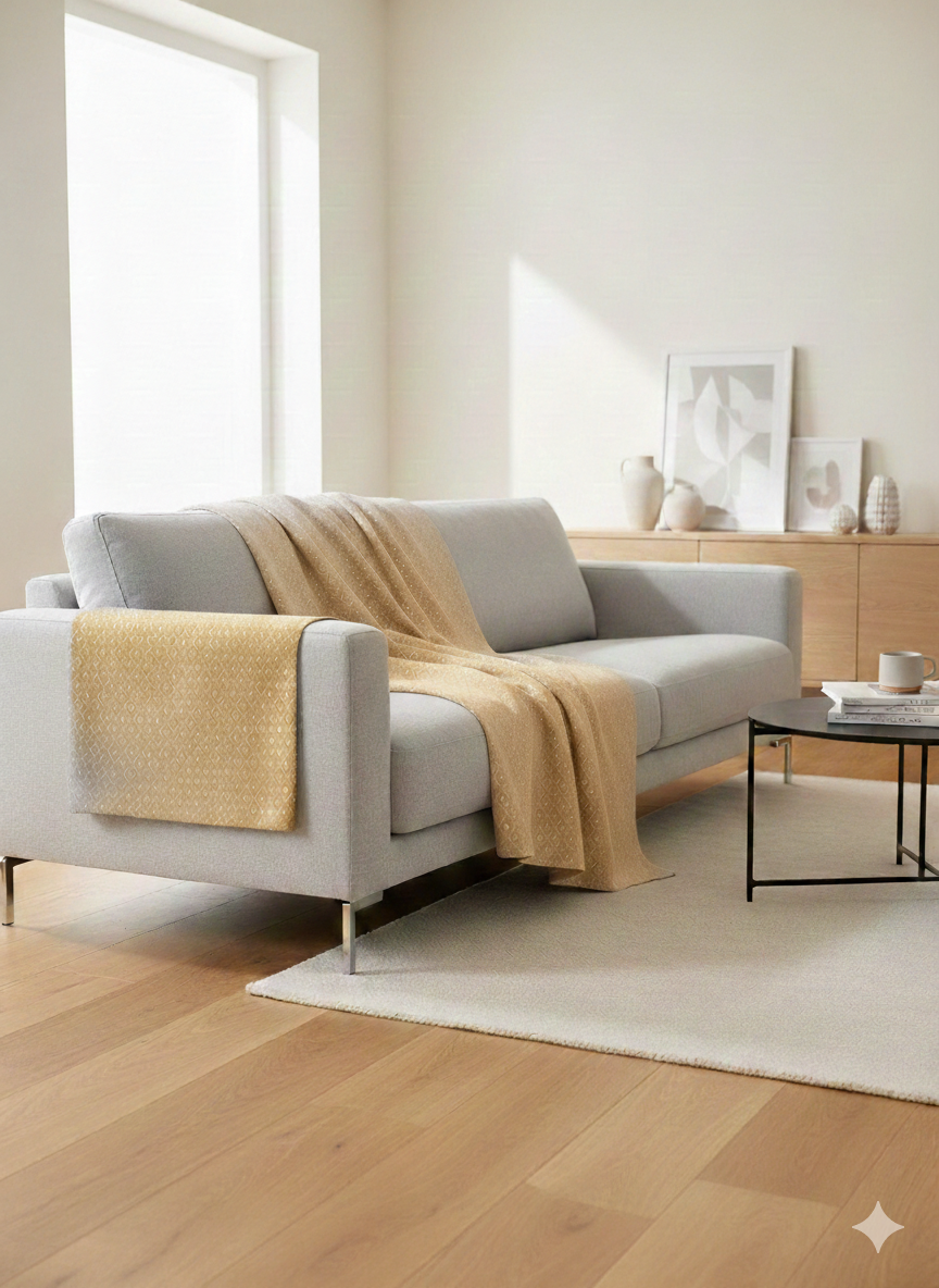 Telo arredo grandfoulard Casarredo cuoricini