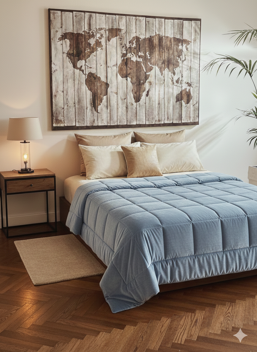 Trapunta velluto  matrimoniale Ambrosiana Dolomiti