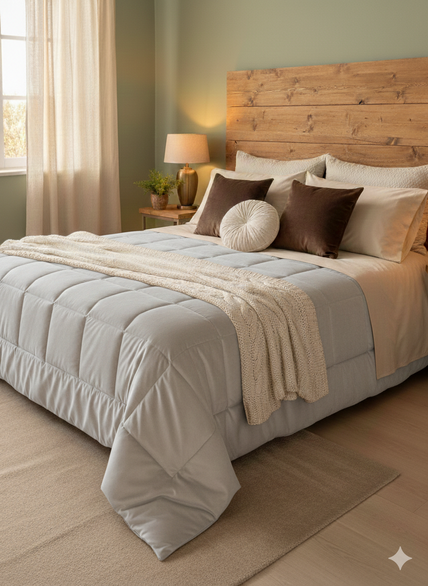 Trapunta velluto  matrimoniale Ambrosiana Dolomiti