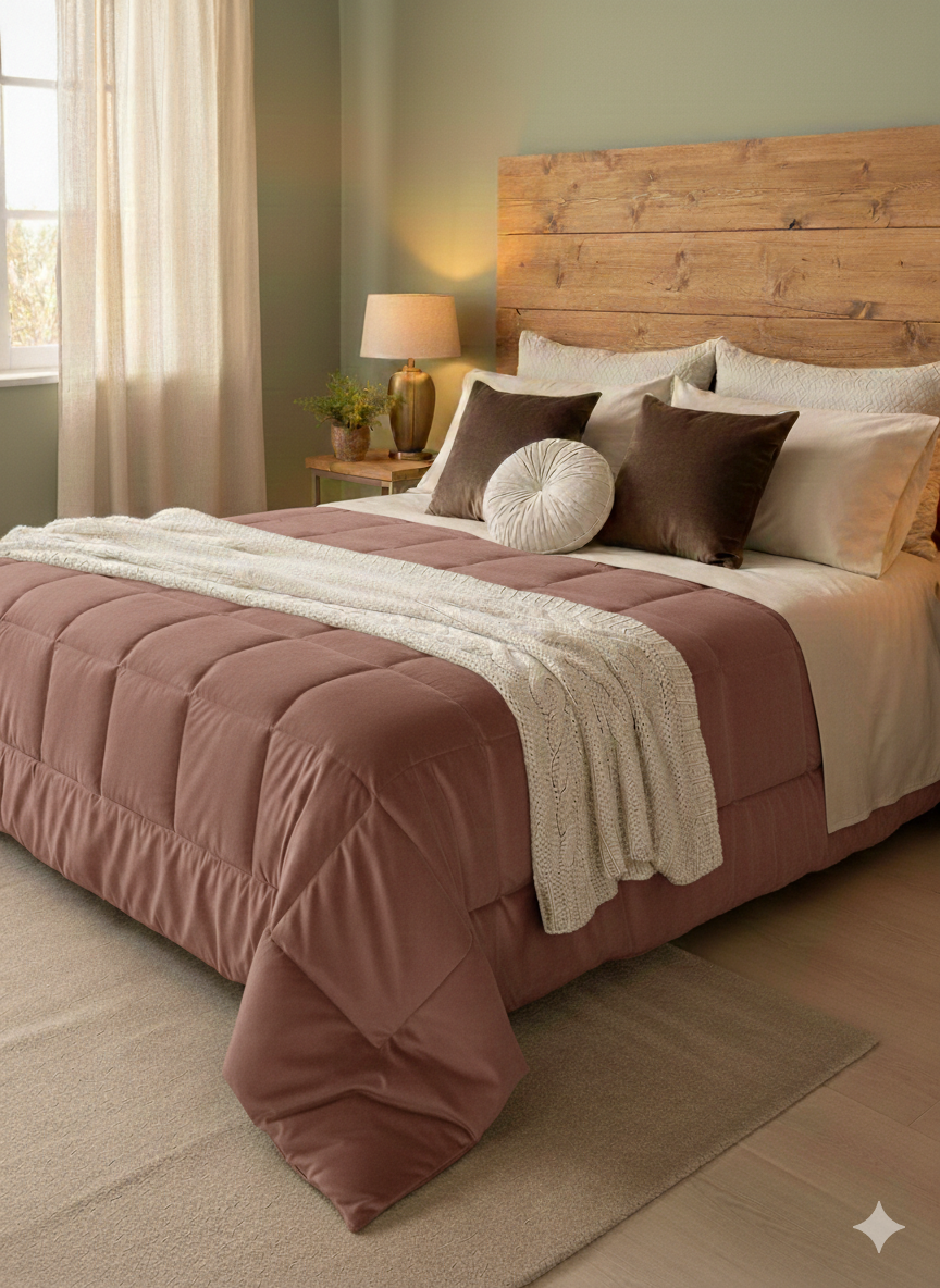 Trapunta velluto  matrimoniale Ambrosiana Dolomiti