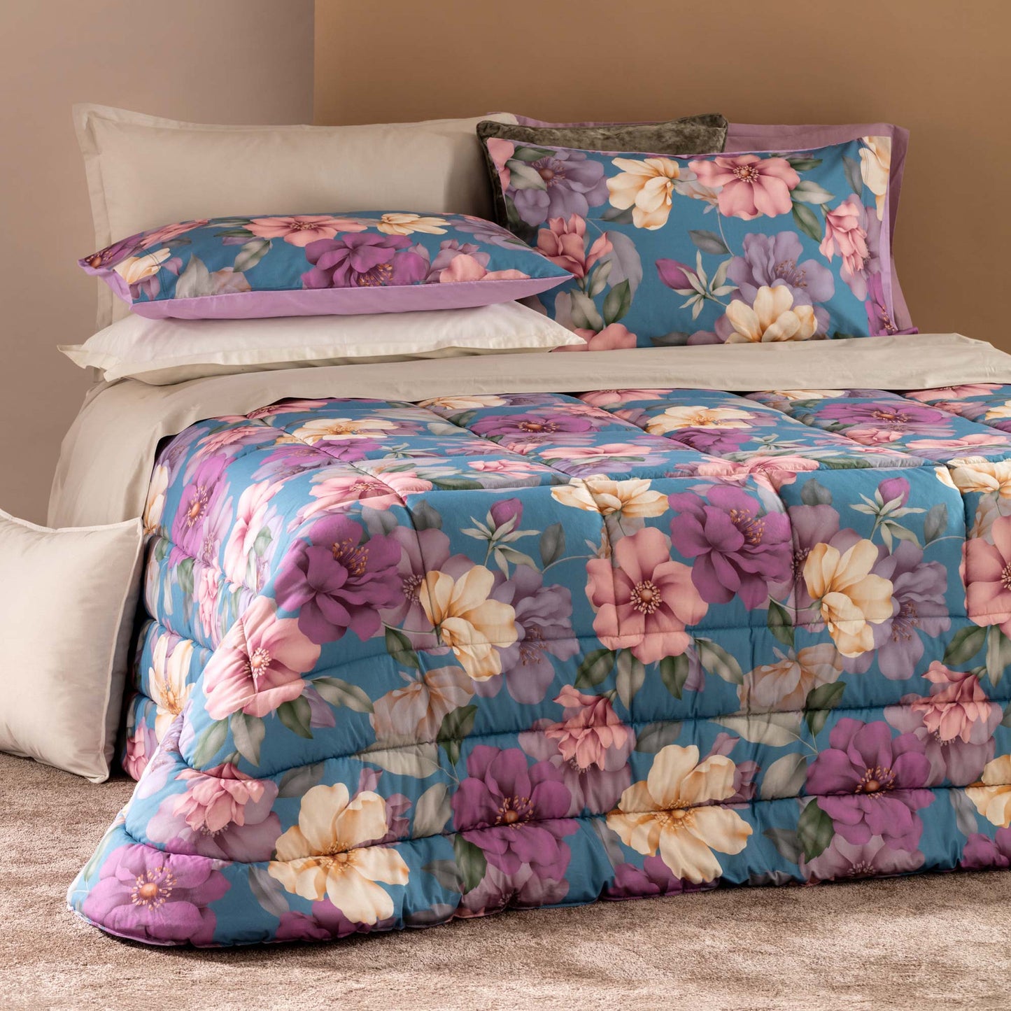 Trapunta matrimoniale in cotone Riviera hoara