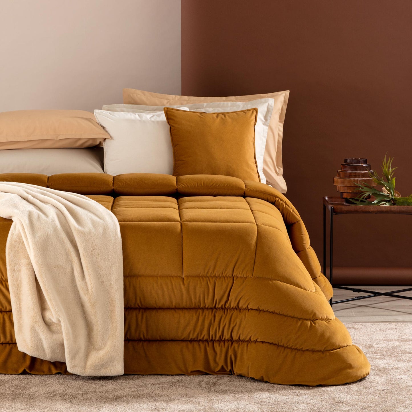 Trapunta in velluto Riviera Veloury