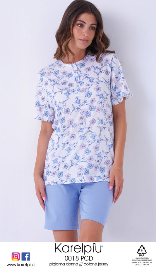 Pigiama donna cotone Karelpiù 0018