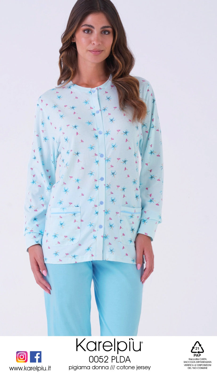Pigiama donna cotone Karelpiù 0052