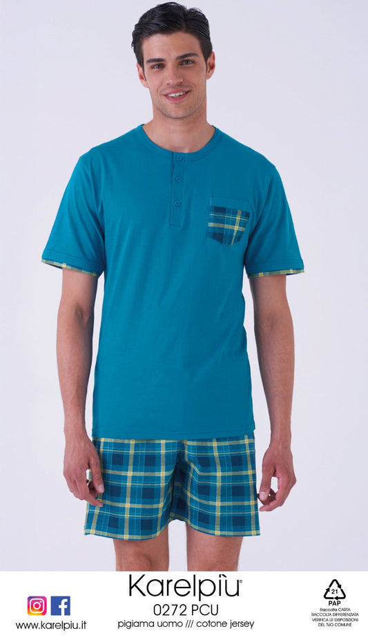 Pigiama uomo cotone Karelpiù 0272