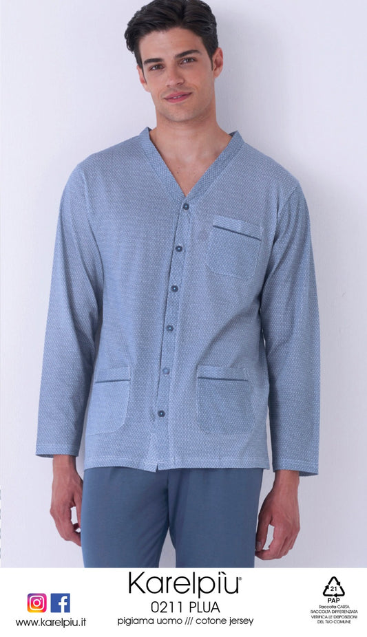 Pigiama uomo cotone Karelpiù 0211