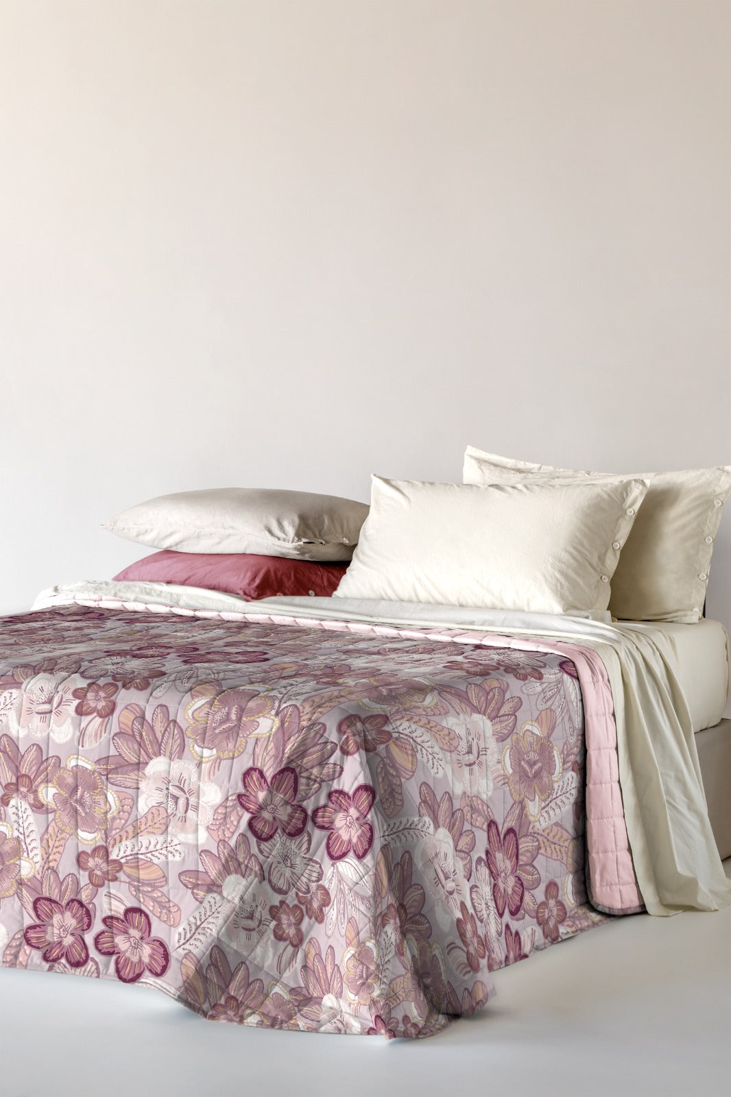 Trapuntino matrimoniale microfibra Riviera Gledia