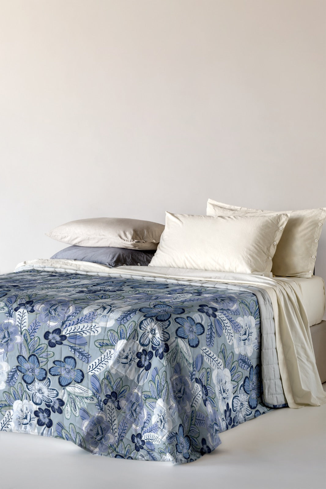 Trapuntino matrimoniale microfibra Riviera Gledia