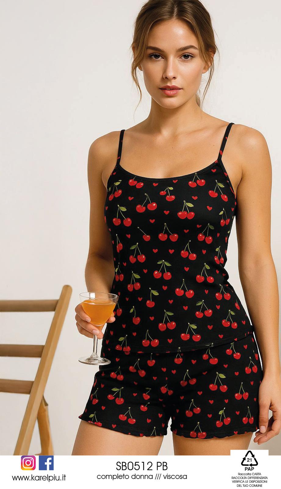 Pigiama donna viscosa Karelpiù 0512