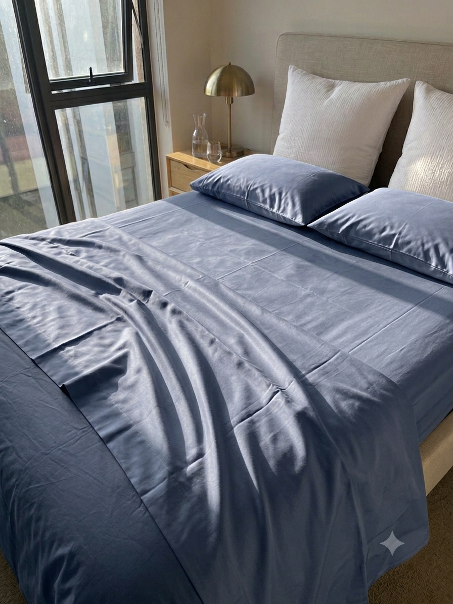 Completo letto percalle 220 fili ZAMBAITI Cora