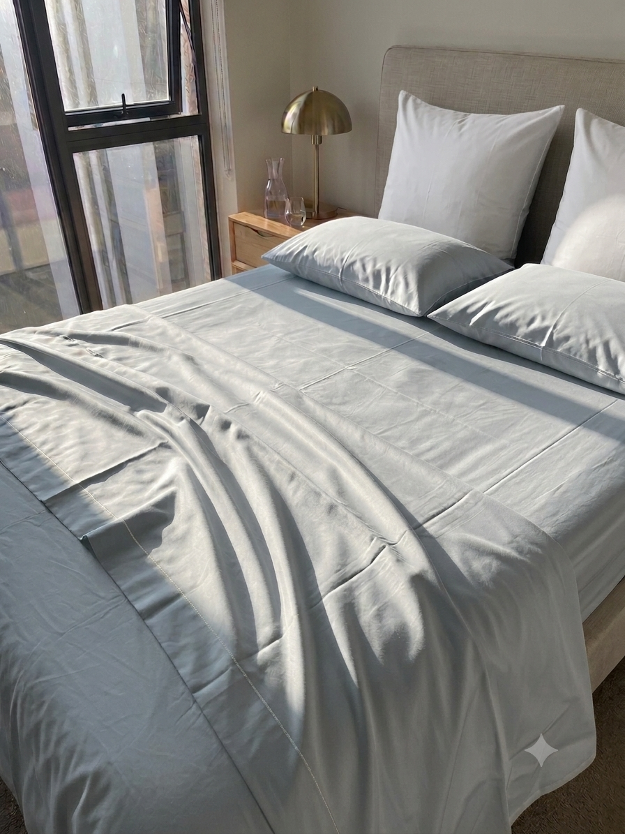Completo letto percalle 220 fili ZAMBAITI Cora