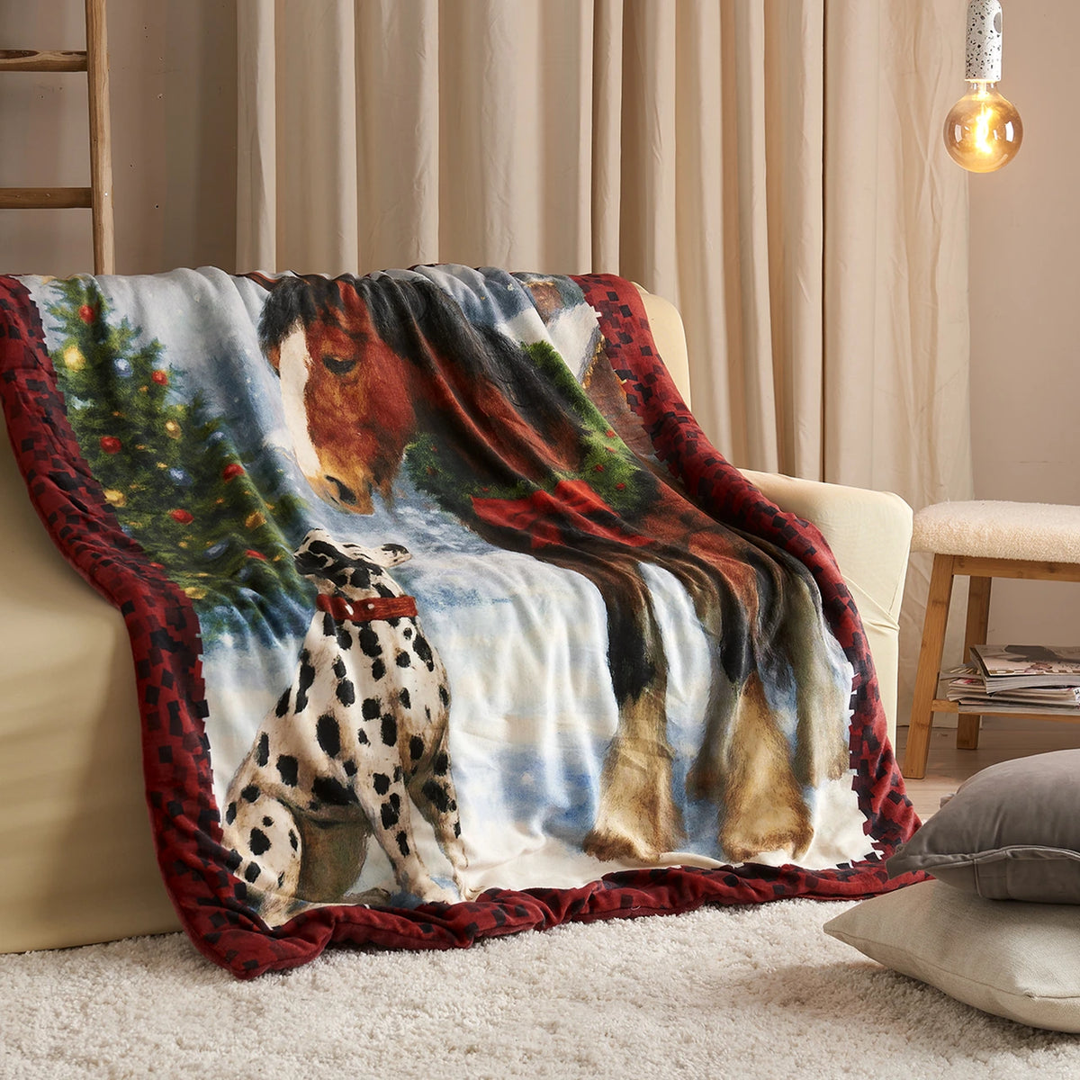 Plaid viaroma60 Horse